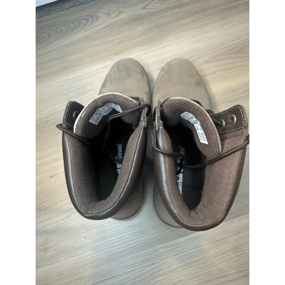 Timberland Women's Brookton Lace Up taupe brown size 8 likenew! - Picture 5 of 8